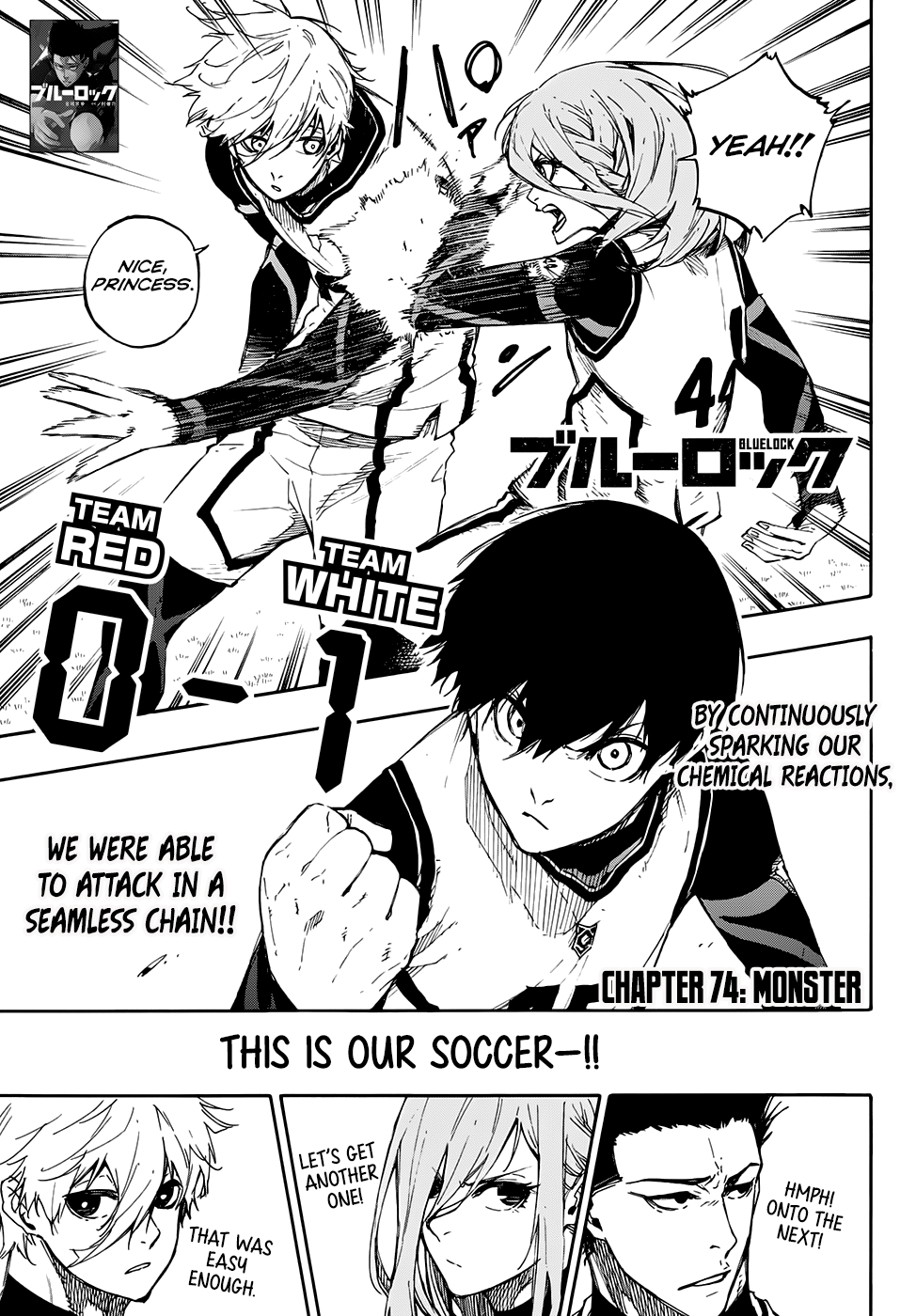 Blue Lock, Chapter 74 image 01